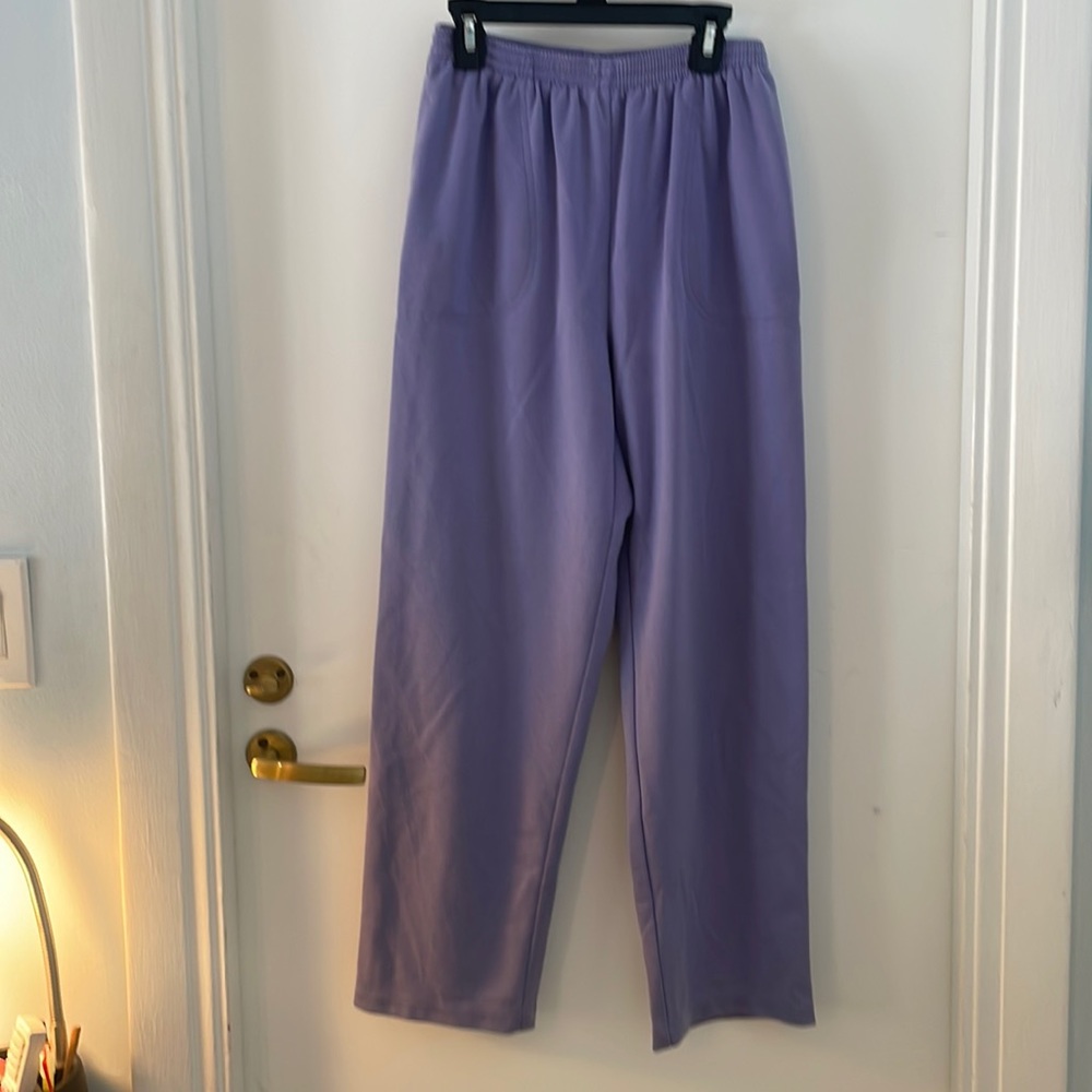 Purple sweatpants